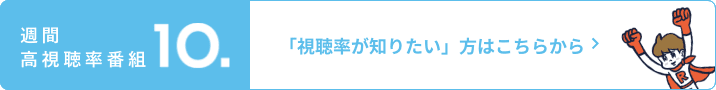 週間高視聴率番組10 / 「視聴率が知りたい」方はこちらから