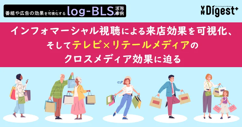 インフォマーシャル視聴による来店効果を可視化、そしてテレビ×リテールメディアのクロスメディア効果に迫る