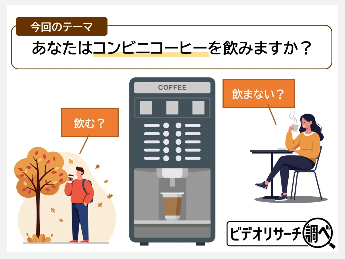今回のテーマ　あなたはコンビニコーヒーを飲みますか？