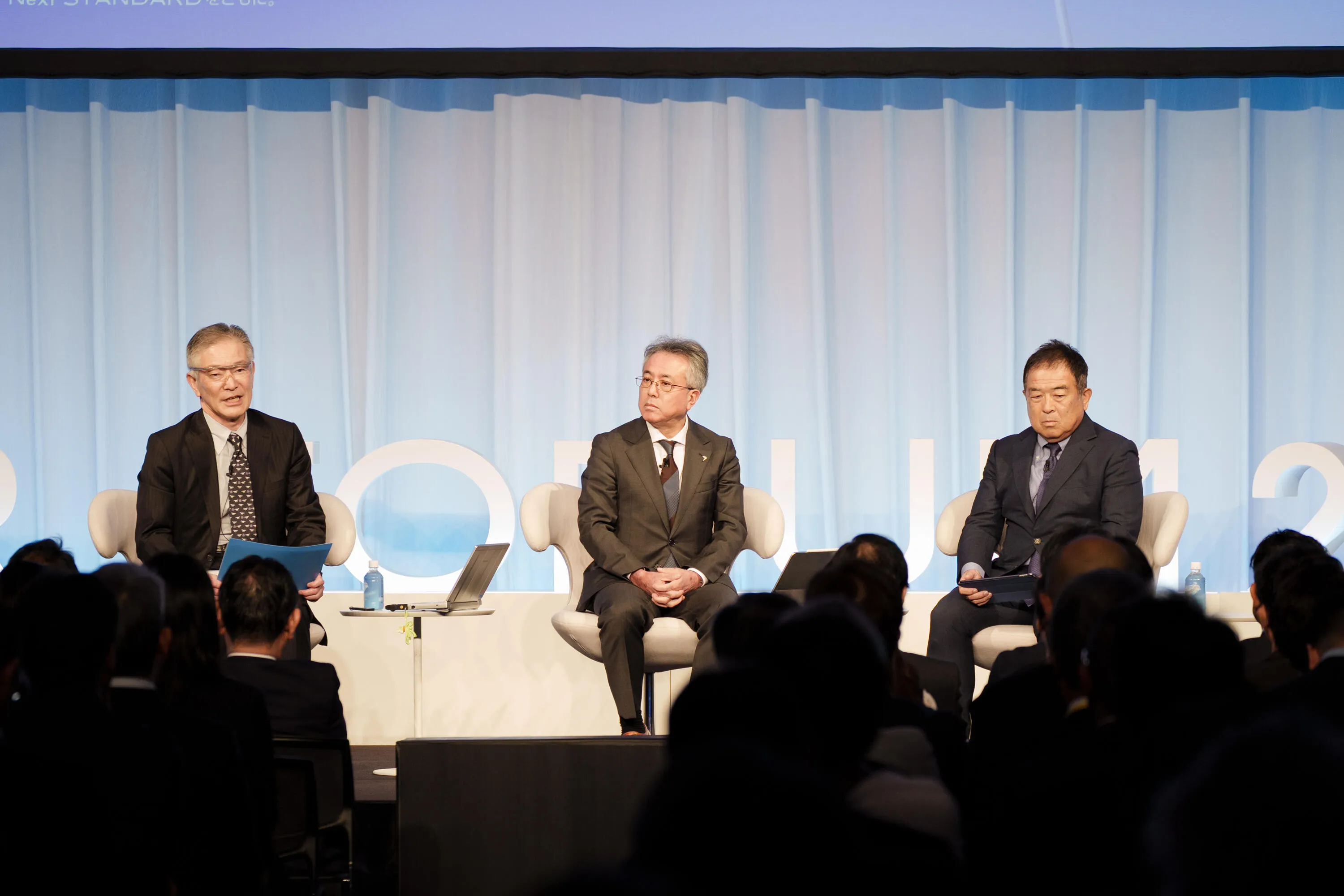 日本テレビホールディングス株式会社　日本テレビ放送網株式会社　代表取締役社長執行役員　福田 博之 氏・株式会社テレビ東京ホールディングス　株式会社テレビ東京　代表取締役社長　吉次 弘志 氏・株式会社ビデオリサーチ　メディアデザイン研究所 所長　奥 律哉