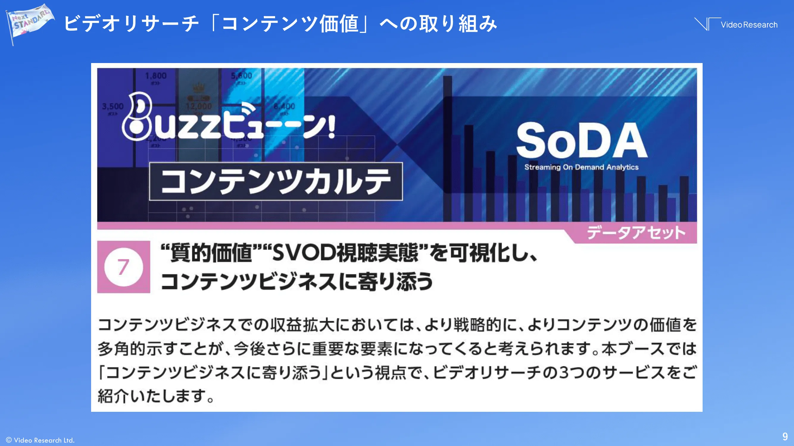 ビデオリサーチ「コンテンツ価値」への取り組み