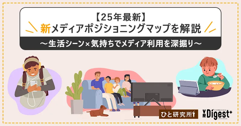【25年最新】"新" メディアポジショニングマップを解説～生活シーン×気持ちでメディア利用を深掘り～