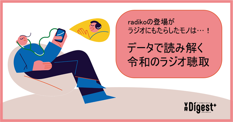 radikoの登場がラジオにもたらしたモノは...！ データで読み解く令和のラジオ聴取