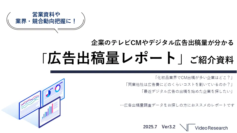 広告出稿量レポートのご紹介