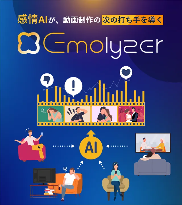 感情AIが、動画制作の次の打ち手を導く「Emolyzer（エモライザー）」