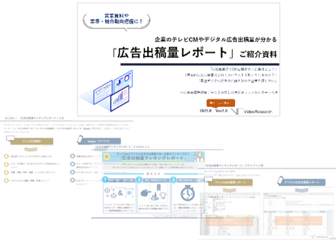 「広告出稿量レポート」ご紹介資料見本