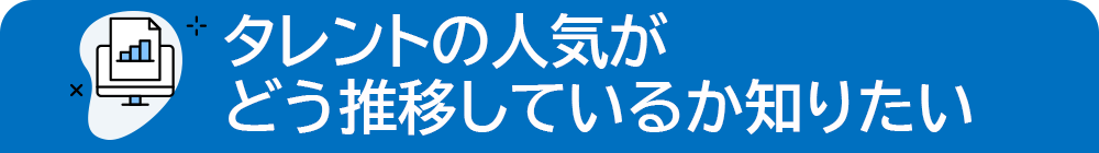 タレントの人気がどう推移しているか知りたい