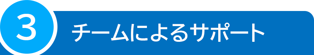 チームによるサポート